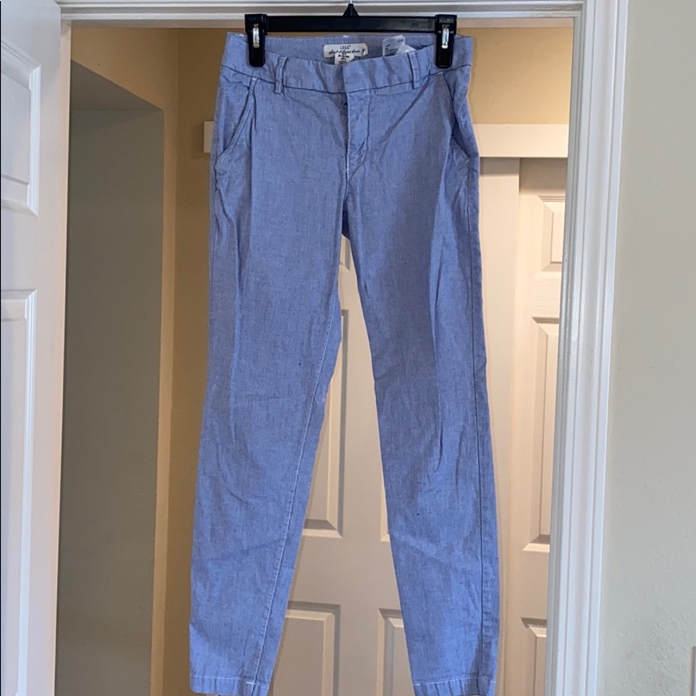 LOGG H&M juniors boyfriend pants light blue size 6
